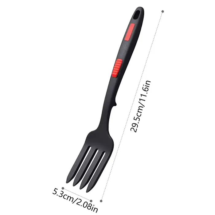 Ustensiles de cuisine flexibles multifonctions, serveur de spaghetti, fourcommuniste à salade en silicone, fouet, accessoires de service, 1 pièce