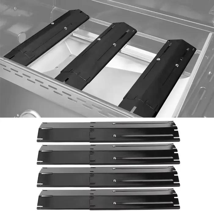 Bouclier de plaque chauffante réglable pour gril