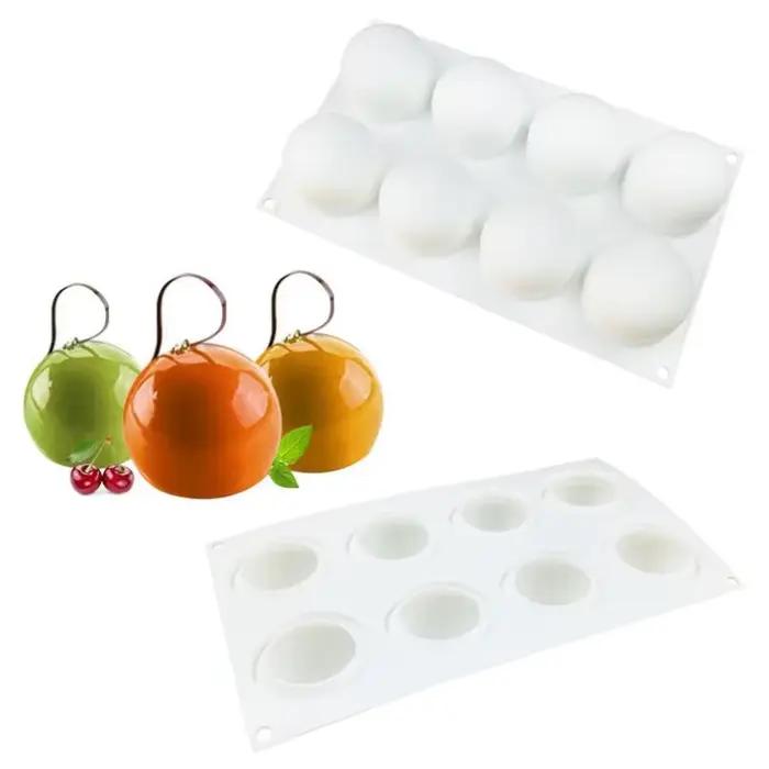 Moule à gâteau en Mousse Semi-circulaire en Silicone