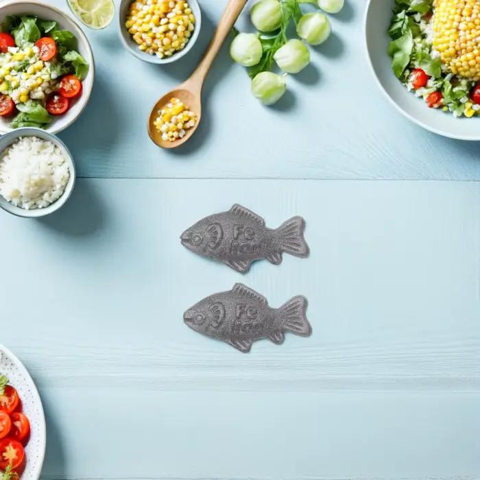Outil de cuisson de poisson moulé
