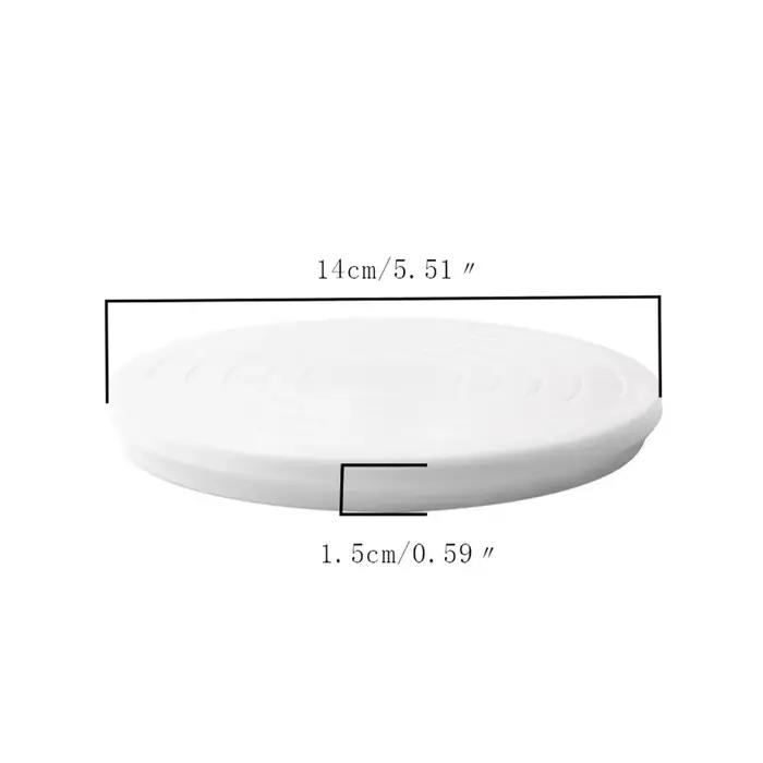 Mini support à strass rond en plastique, table éloignée de gâteau bricolage, plate-forme révoltante colorée, outils de cuisine rotatifs pour la maison