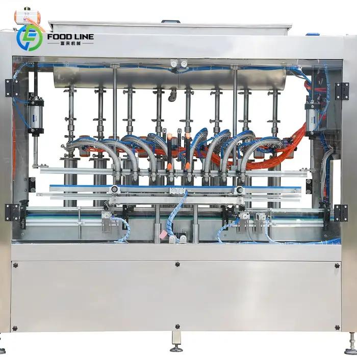 Machine de remplissage de sauces personnalisable, idéale pour l'emballage de ketchup, de mayonnaise et d'assaisonnements liquides
