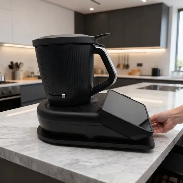 Planche coulissante Thermomix TM7 avec roues base en caoutchouc stable prise en main facile pour cuisine moderne et pratique