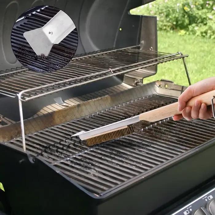 Brosse à pierre pour four à pizza avec raclette 21 pouces