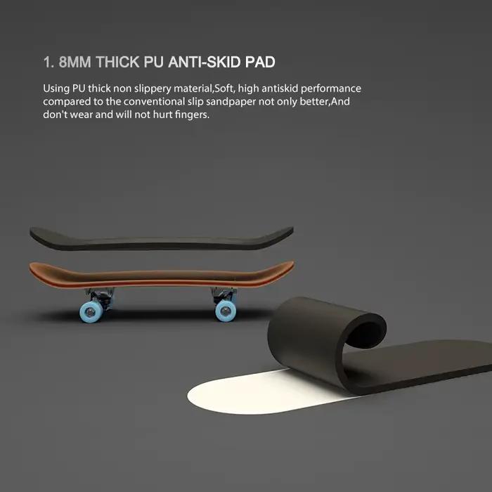 Mini Skateboard à doigts en érable, jeu de Sport de bureau, jouets à touche, Mini Skate drôle et mignon, cadeau de noël pour garçon
