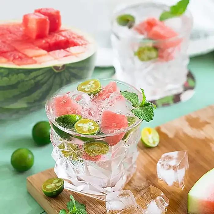 Coupe-melon opaque en acier inoxydable