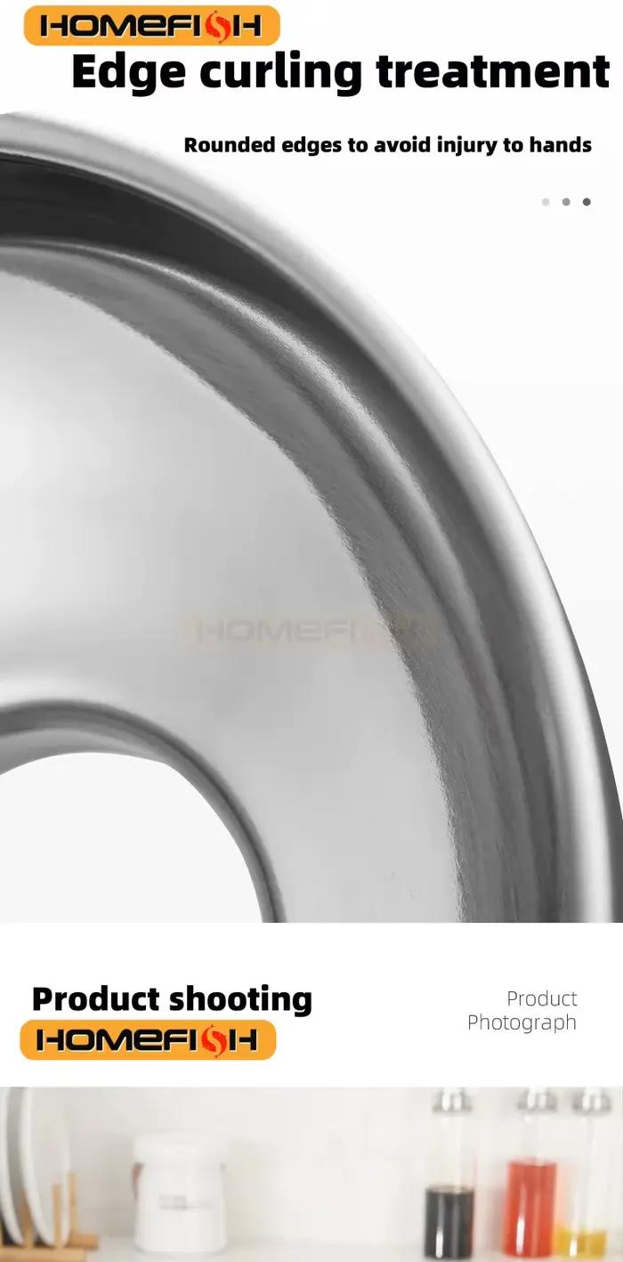 HOMEFISH acier inoxydable large bouche entonnoir conserve confiture salade pansement trémie filtre pour pot en conserve huile filtrante vin eau épices