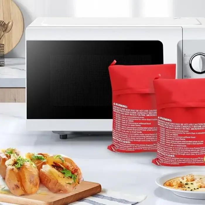 Sac à pommes de terre réutilisable pour micro-ondes