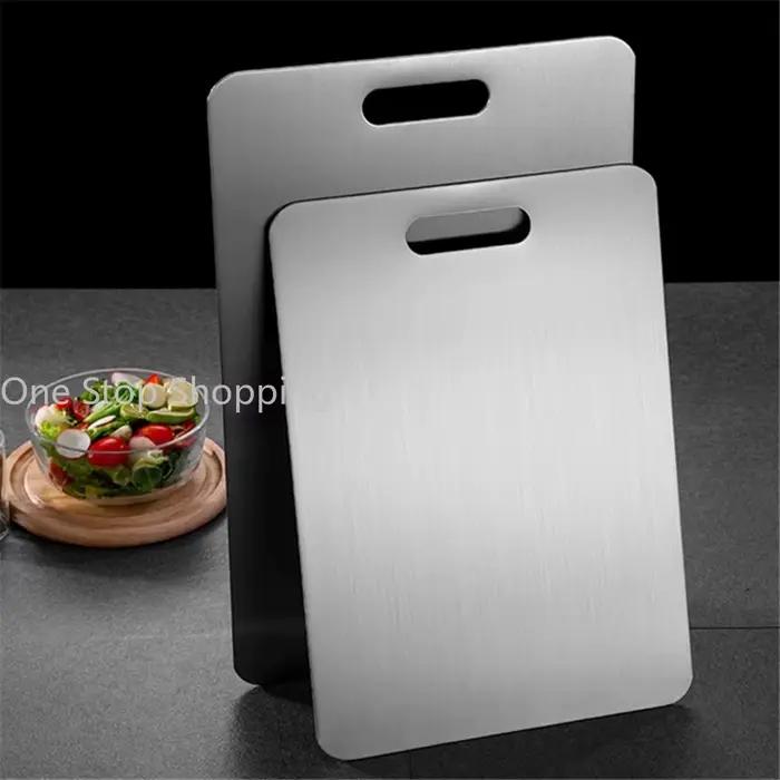 Ensemble de planche à découper petite à Extra Large pour la cuisine, planche à bloc de boucher réversible avec poignée, planche à découper de cuisine