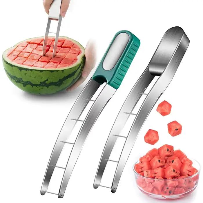 Coupe-melon opaque en acier inoxydable