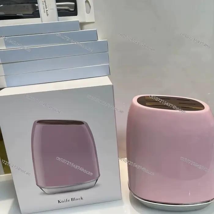 Ensemble de couteaux vintage en acier inoxydable pour la maison avec support à couteaux pour la décoration et l'efficacité de la cuisine occassions spéciales