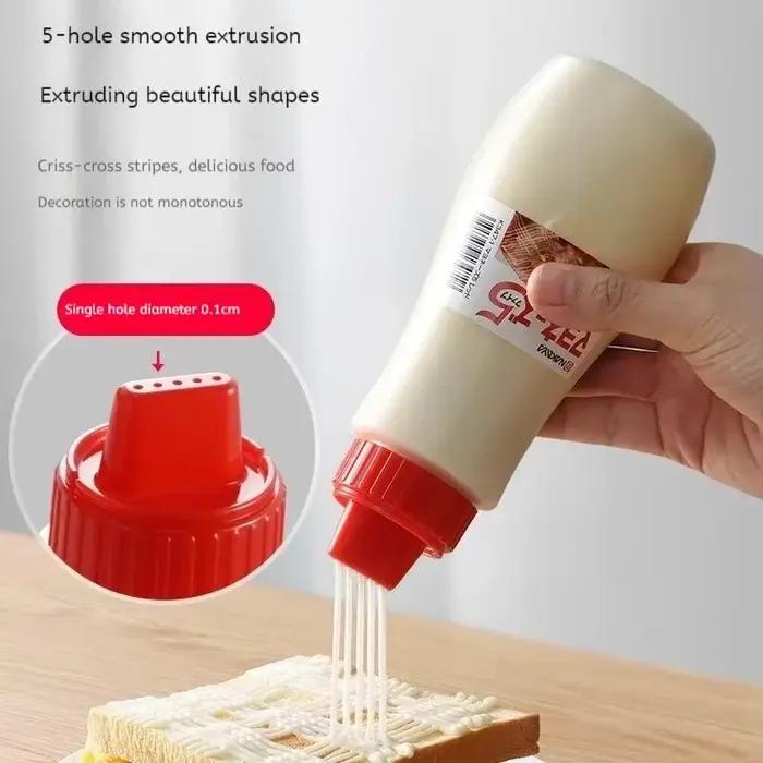 Maison cuisine bouteille pressée en plastique de qualité alimentaire Sauce tomate