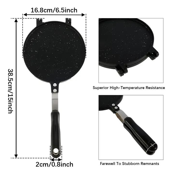 Poêle à Tortilla antiadhésive en aluminium robuste pour tacos, enchiladas et autres délices mexicains occasions spéciales et cadeaux