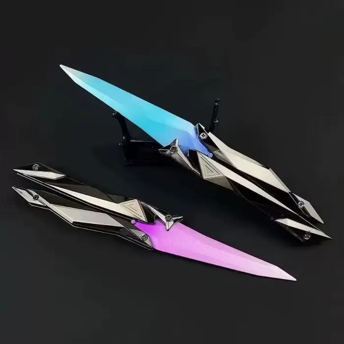 Nouveau couteau papillon pliable Valorant Singularity