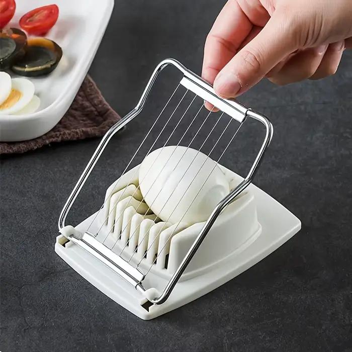 Trancheuse à œufs multifonctionnelle en acier inoxydable, peut couper des aliments mous pour des outils de cuisine ménagers pratiques et rapides
