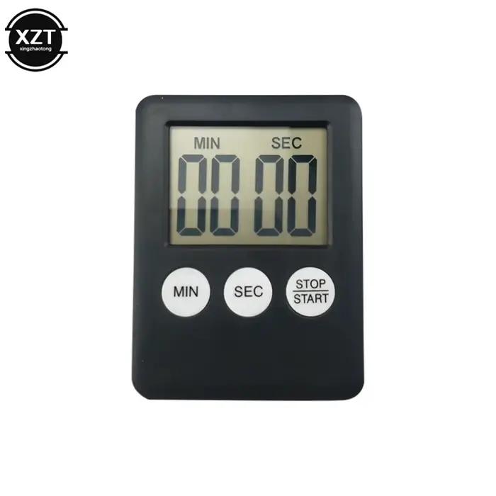 Minuterie Magnétique Numérique Cuisine Horloge Sommeil Compteur à Rebours Alarme Forte Aimantée Pour Plats Créatifs Occasions Spéciales