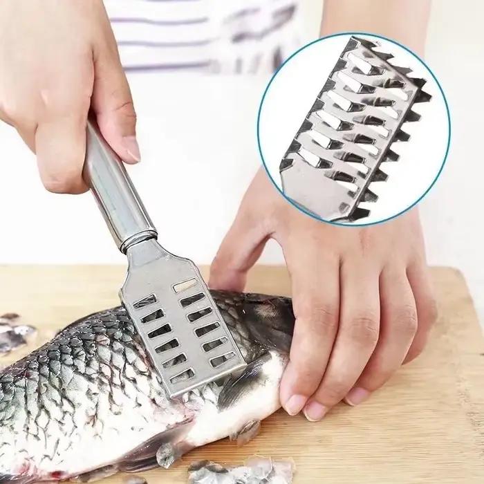 Couteau en écailles de poisson en acier inoxydable