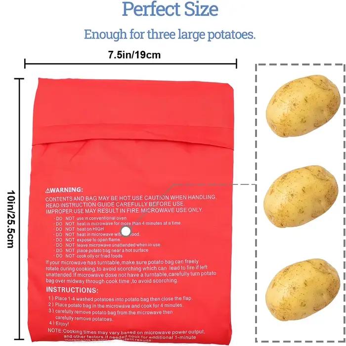 Sac de pommes de terre au micro-ondes réutilisable Express sac de cuiseur