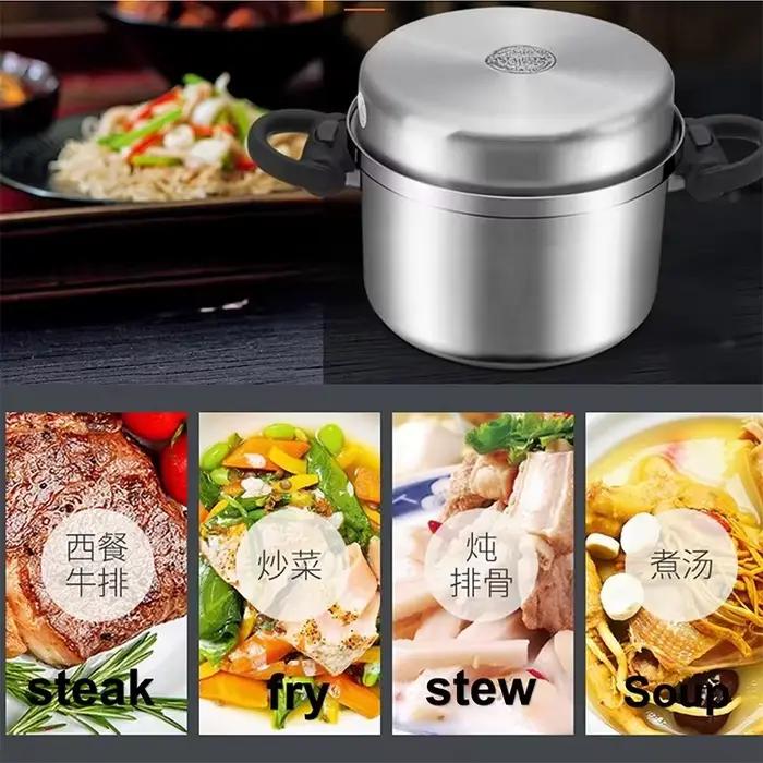 Ensemble de casseroles en acier inoxydable pliant pour camping et randonnée usage quotidien et cadeau parfait pour amateurs de plein air et chefs en herbe
