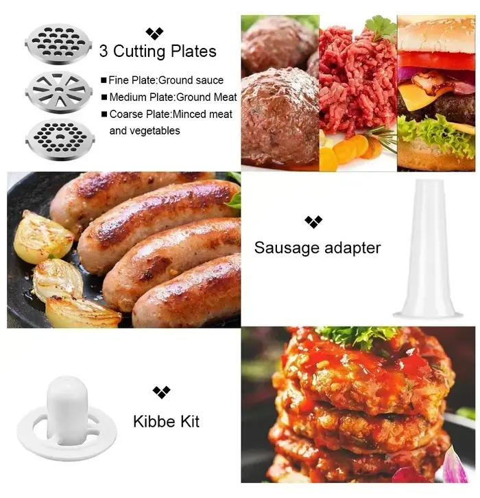 Hachoir à viande électrique puissant et robuste
