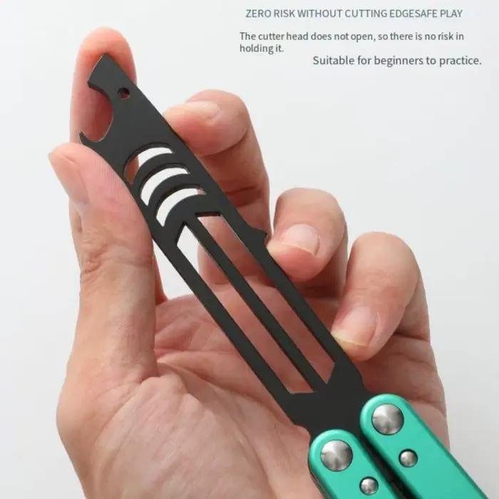 Ouvre-bouteille portable en forme de couteau papillon