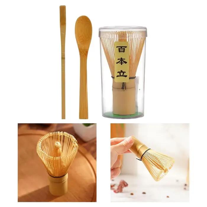 Ensemble de fouets Matcha fait à la main, kit de démarrage multifonction en bambou pour préparation de thé, idéal pour amateurs et débutants, cadeau unique pour occasions spéciales