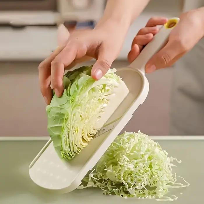 Râpe à chou, oignons, concombres, pommes de terre, grattage au chou pour la coupe de salade, outil de tranchage et de déchiquetage Ultra-fin, outil de cuisine