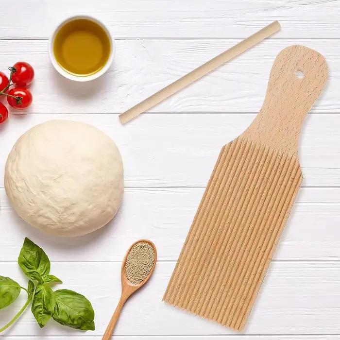 Planche à Gnocchi, ustensile de cuisine, ornement en bois, planche à Gnocchi, outil de fabrication de pâtes pour la cuisine de Restaurant à domicile
