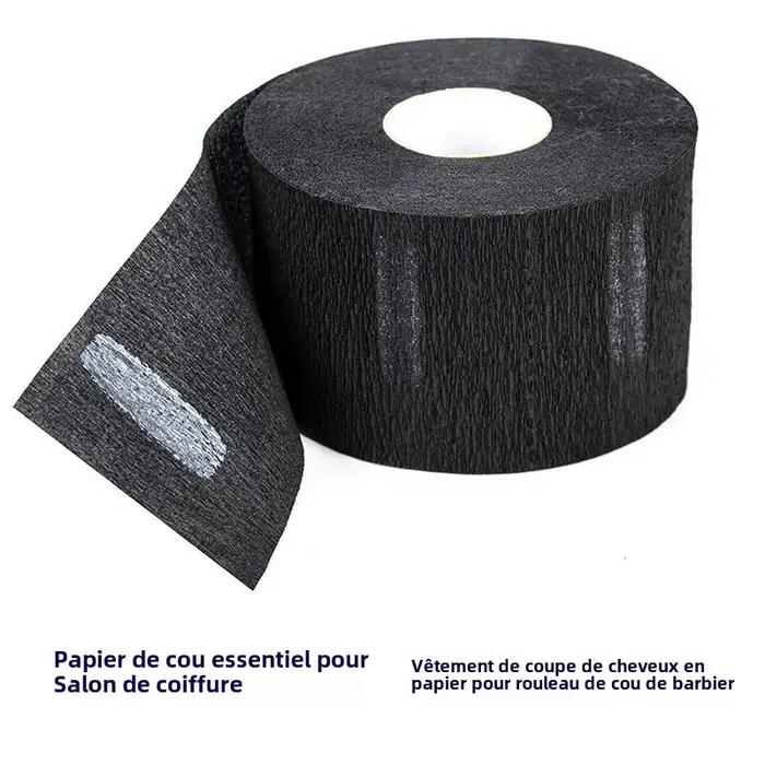 Rouleau de papier pour le cou en bois élégant pour salons de coiffure et barbershop offrir un environnement de luxe et de confort pour coiffeurs et clients occaions professionnelles