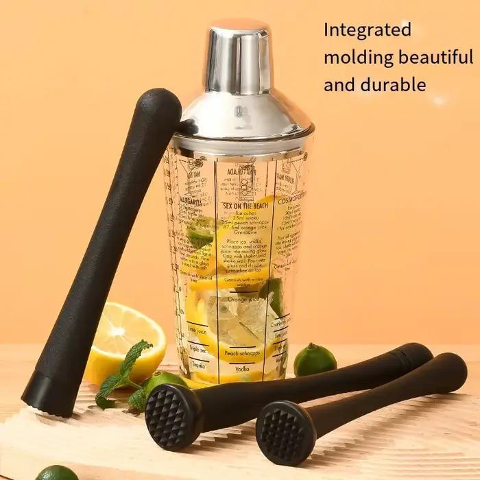 Pilon à cocktail professionnel en acier inoxydable