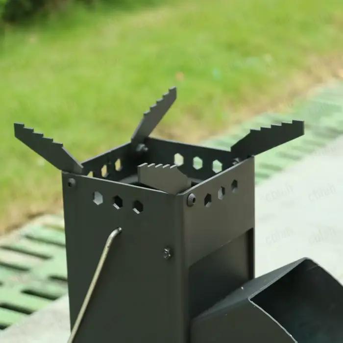Poêle à bois Portable, réchaud de Camping pour chauffage de tente