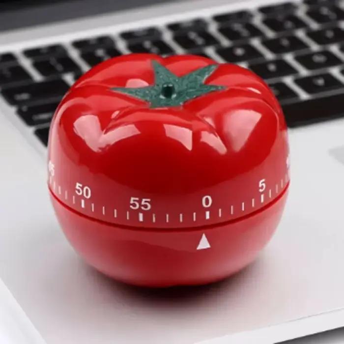Minuteur de cuisine en forme de tomate - Réveil de cuisson avec design de rappel de tomate grande et petite