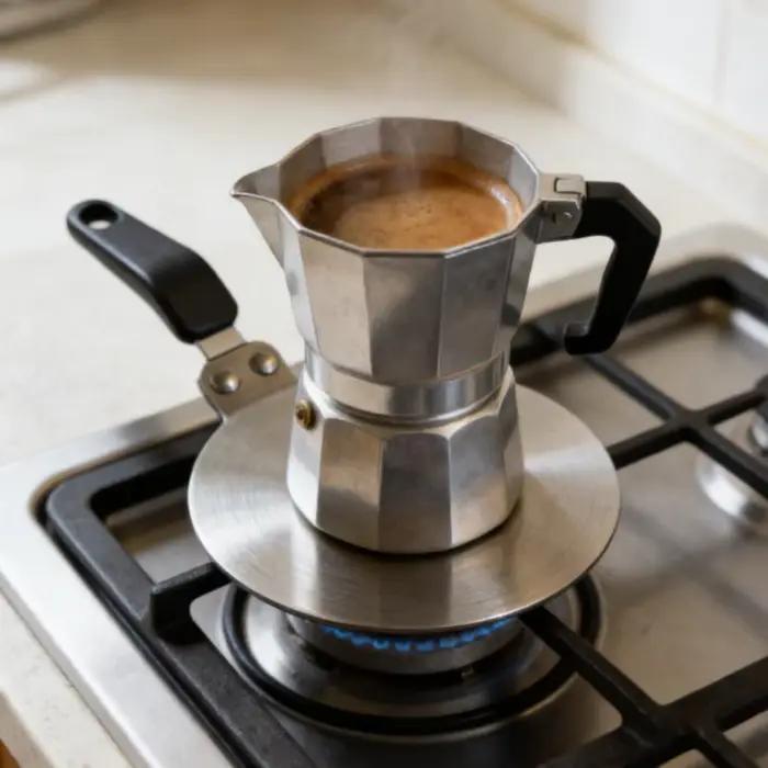 Nouvelle plaque diffuseur de chaleur pour cafetière moka - Disque conducteur