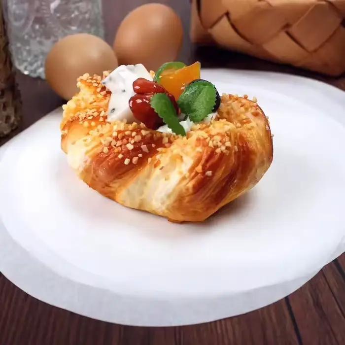 50/100 pièces rondes de papier de cuisson antiadhésif
