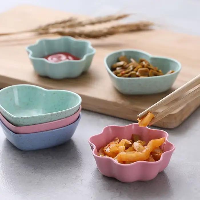Assiettes à bord lisse pour apéritif résistantes et faciles à nettoyer pour usage quotidien et occasions spéciales en vaisselle de cuisine élégante