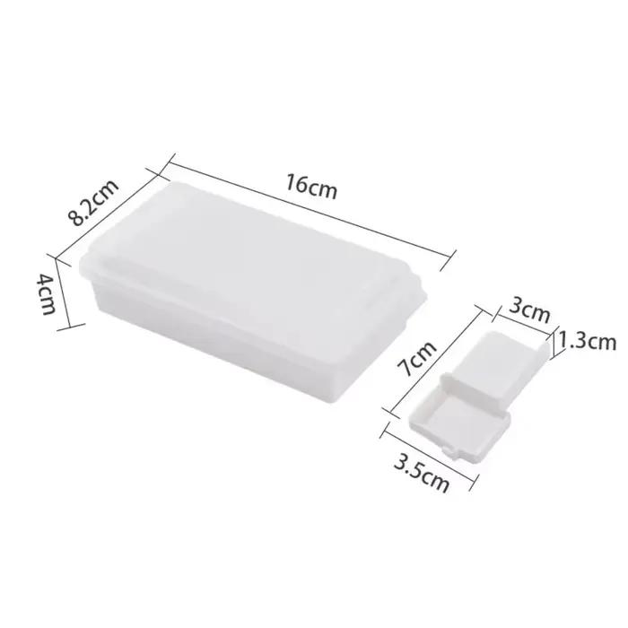 Nouveau avec couvercle couvercle coupe-beurre boîte de rangement avec coupe plat à beurre pratique récipient à beurre stockage au réfrigérateur