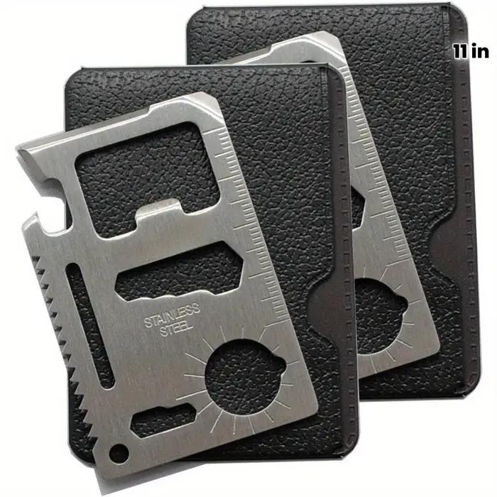 1/2 pièces Pack 11 en 1 carte de crédit multi-outil