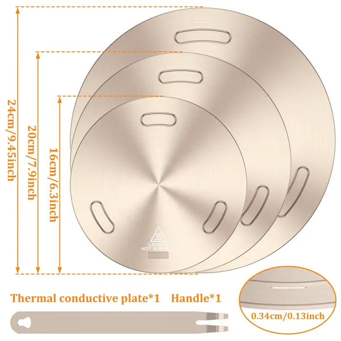 Plaque de Conduction thermique en acier inoxydable