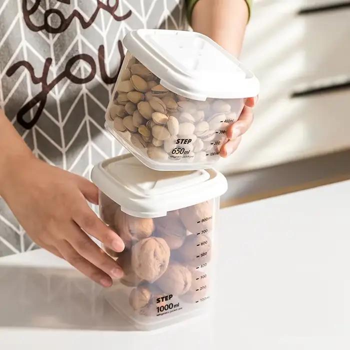 Boîtes de rangement scellées en plastique