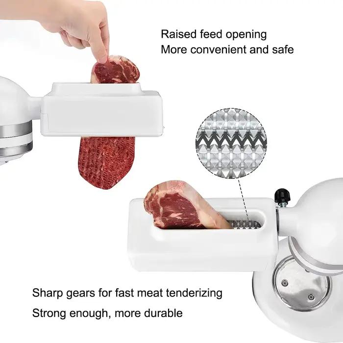 Attendrisseur de viande Dream accessoire ménager pour tous les mélangeurs KitchenAid compatible avec la viande et les pâtisseries pour des préparations faciles et efficaces