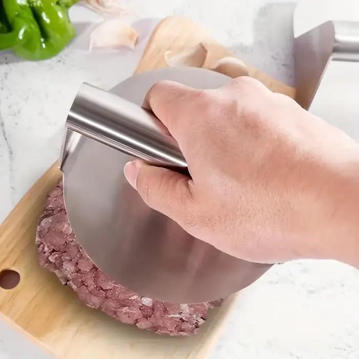 Presse à hamburger en acier inoxydable, moule à hamburger, presse à viande circulaire pour viandes de charcuterie, accessoires de cuisine