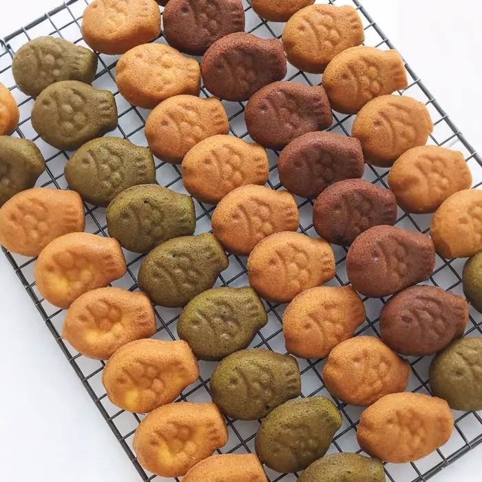 Moule à pâtisserie 9 cavités en forme de poisson pour mini-gâteaux