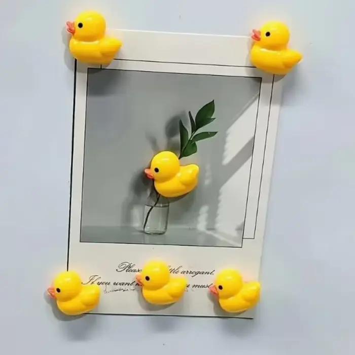 Aimants de réfrigérateur en forme de canard mignon, aimants pour réfrigérateur, décoration de cuisine, aimants pour porte de réfrigérateur, tableau blanc, décoration de chambre