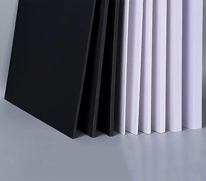 Plaque en mousse PVC noire/blanche pour modélisme