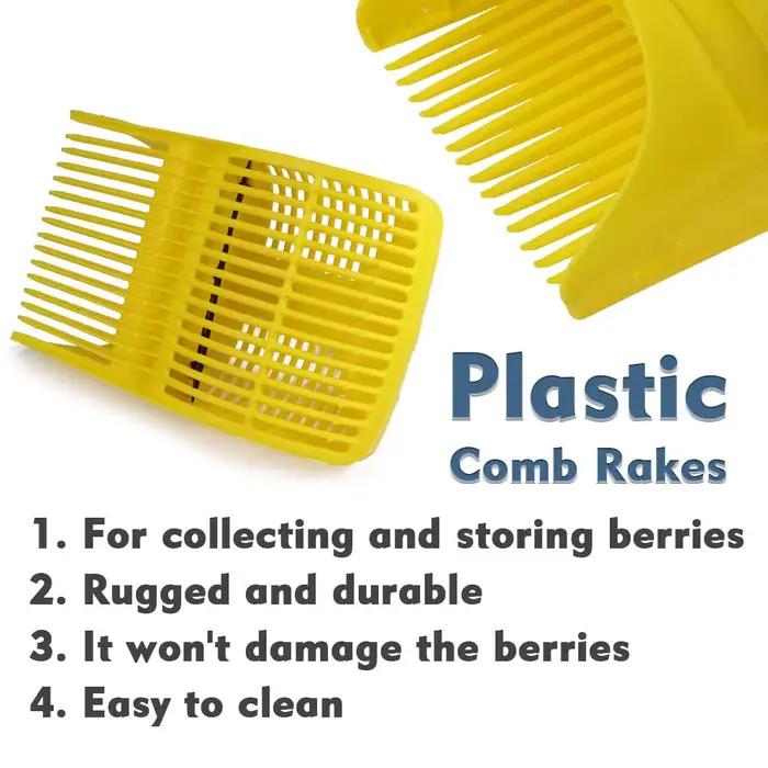 Peigne en plastique portable PUNICE-Râteau, Ramassage de fruits, Cuillère pour ferme, Verger, Moissonneuse