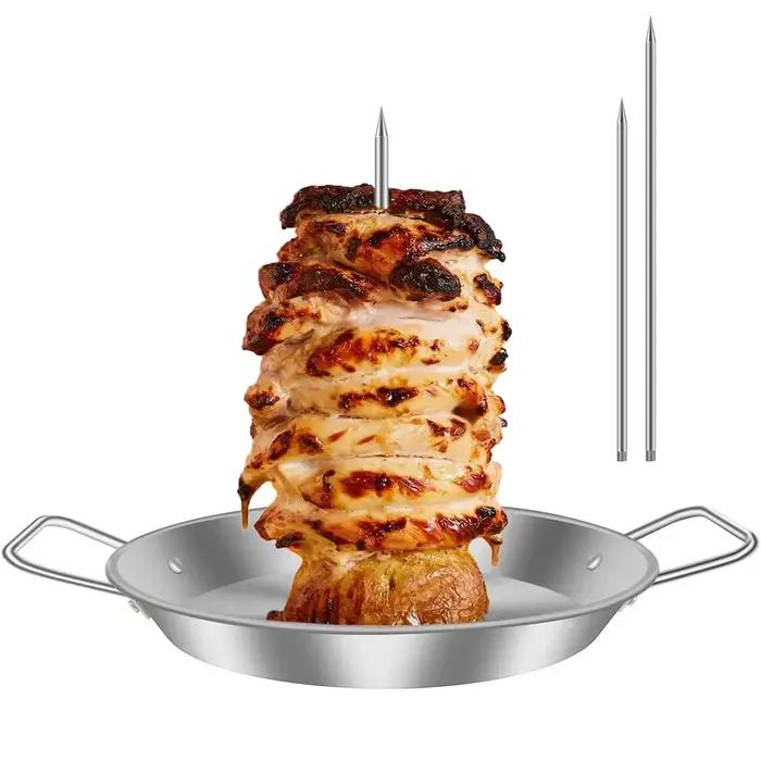 Brochette de viande verticale pour Barbecue