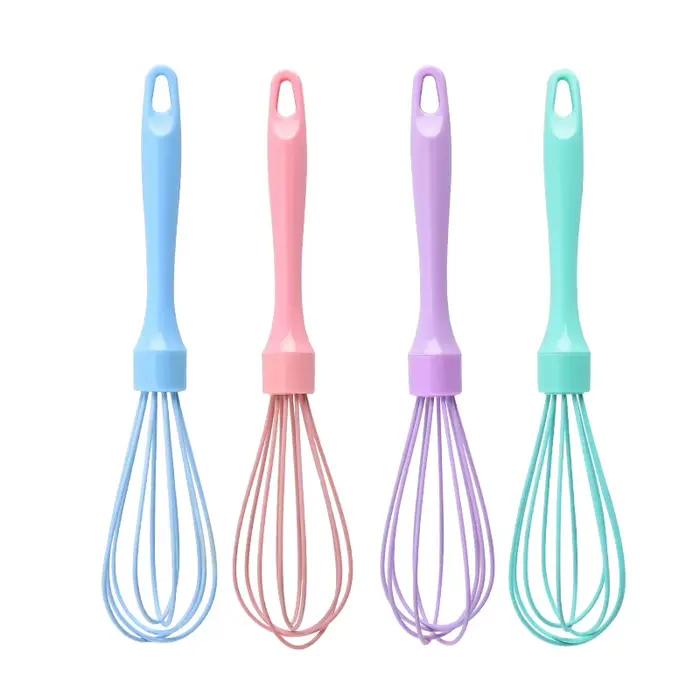 Fouet à œufs manuel en Silicone résistant à la chaleur