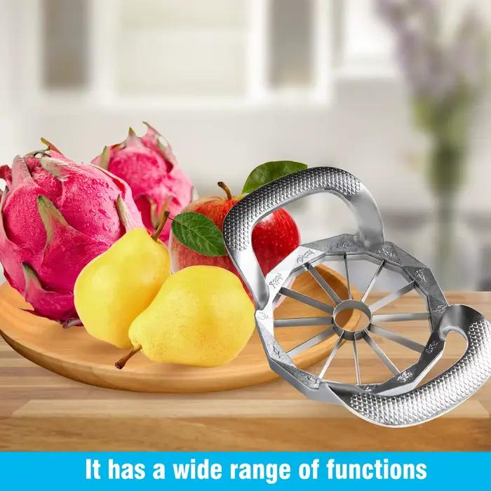 Coupe-fruits extra large en acier inoxydable