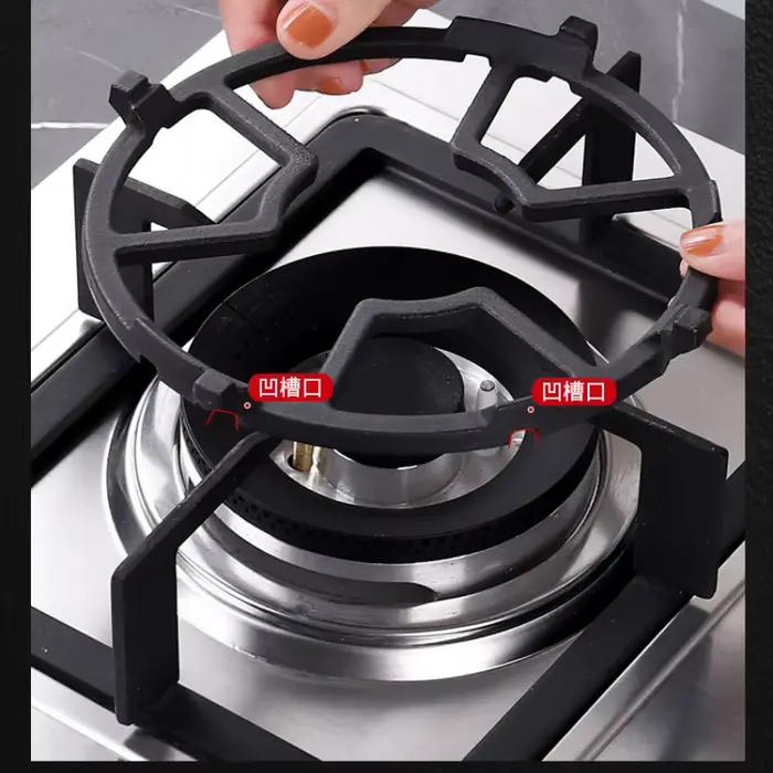 Support de cuisinière à gaz pour cuisine
