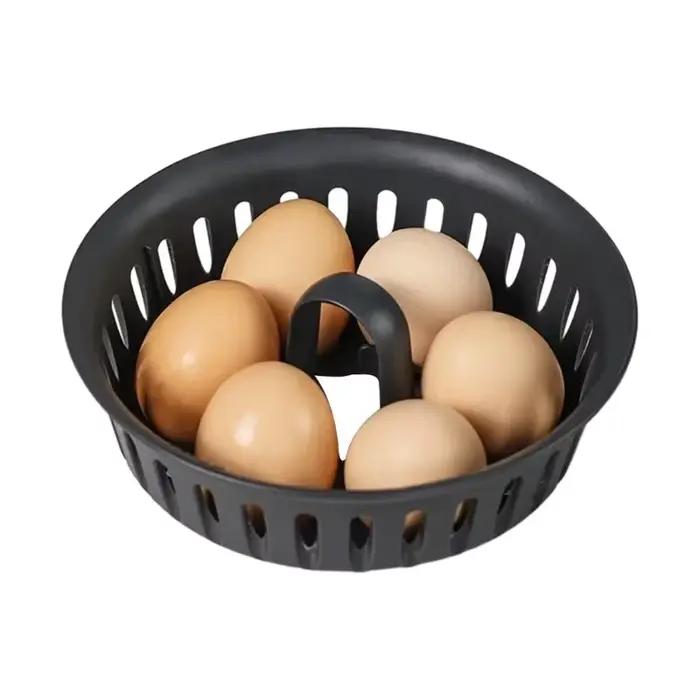 Outil 2-en-1 pour cuire les œufs à la vapeur et à l'eau bouillante, de qualité alimentaire, compatible Thermomix TM5 TM6, résistant à la chaleur, pour aliments complémentaires, brunch